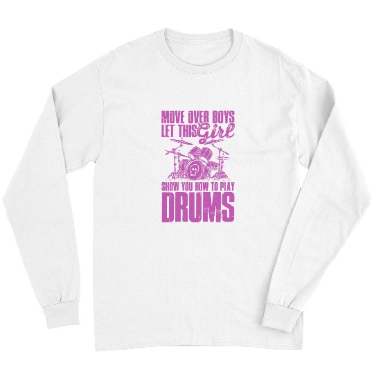 Drums Drummer Rock Band Drumming How To Play The Drums Long Sleeves