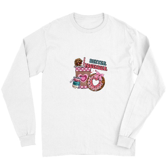 Cockapoo Pet Better Together Groovy Retro Valentines Day Long Sleeves