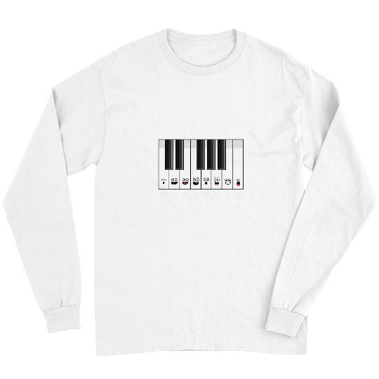 Funny Piano Music Funny Piano Keys Do Re Mi Fa Sol La Ti Do Solfege Sing Class Long Sleeves