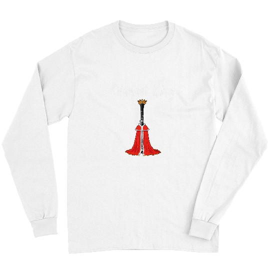 Funny Clarinet king concert clarinetist musician music saxophone Long Sleeves
