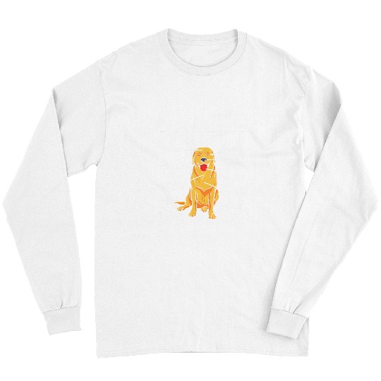 Golden Retriever Pet The Anatomy Of A Golden Retriever Funny Dog Lover Puppy 730 Long Sleeves