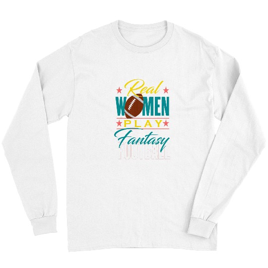 Sport American Football Fantasy Football Real Women Cute Draft Kit Party Gift Long Sleeves