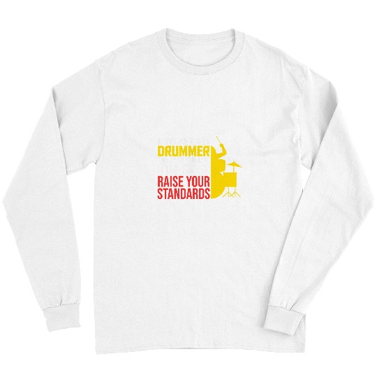Funny Drummer Love Being A Drums Player Drumming Lover Graphic Long Sleeves