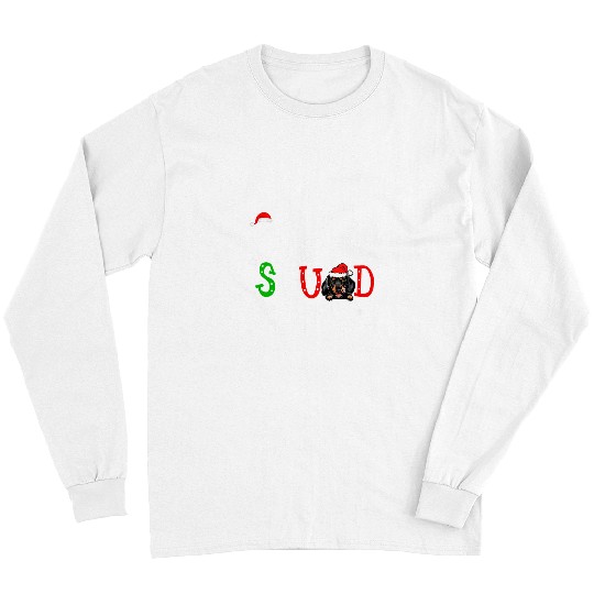 Dachshund Pet Funny Christmas Squad Family Matching Pajamas 107 Long Sleeves