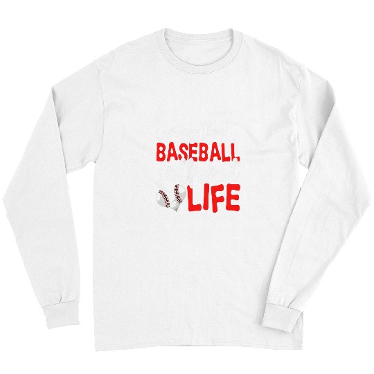 Sport Baseball Living That Baseball Girlfriend Life Baseball Lover Softball Long Sleeves