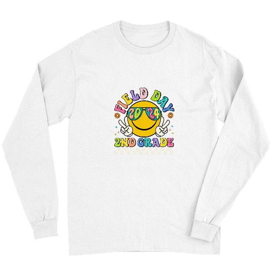 Field Day 2024 2nd Second Grade Field Trip Teacher Student Long Sleeves