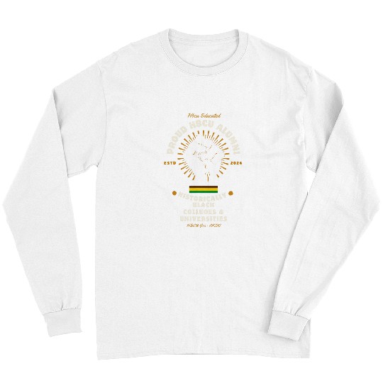 HBCU Apparel African American Proud Grad Alumni Student 1 Long Sleeves