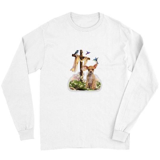 Chihuahua Pet Hummingbird Cross and TAN Long Sleeves