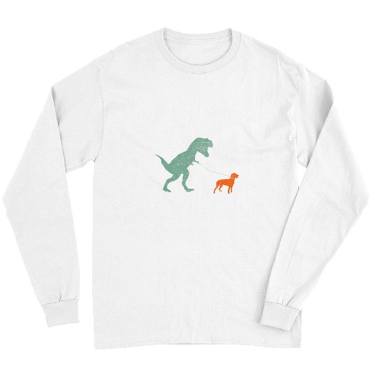Bernese Mountain Pet Dinosaur Dino Vintage Tyrannosaurus Rex Long Sleeves