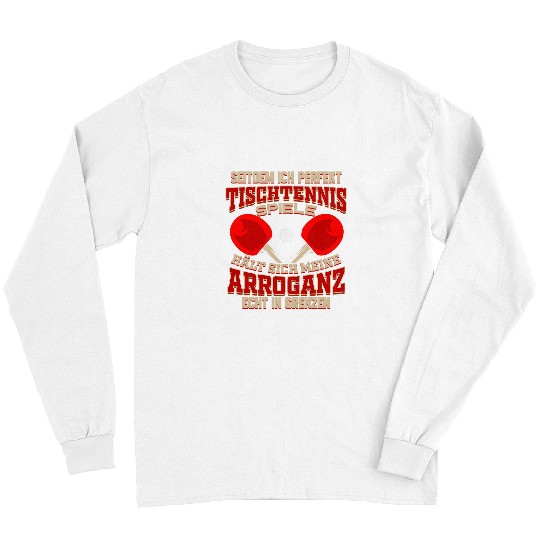 Sport Ping Pong player funny gift for ping pong champion Long Sleeves