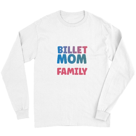 Sport Hockey Billet Mom Supportive Thank You Gift Long Sleeves