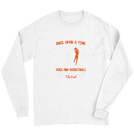 Sport Basketball Game Day For Teen Girls Who Loves Dogs Long Sleeves