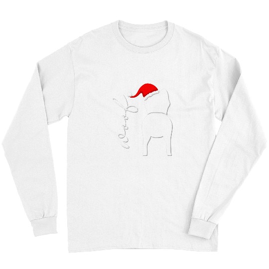 Akita Pet Dog Christmas Santa Claus Hat Dog Long Sleeves