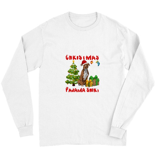 Pitbull Pet This Is My Christmas Pajama Pitbull Funny Holiday 271 Long Sleeves