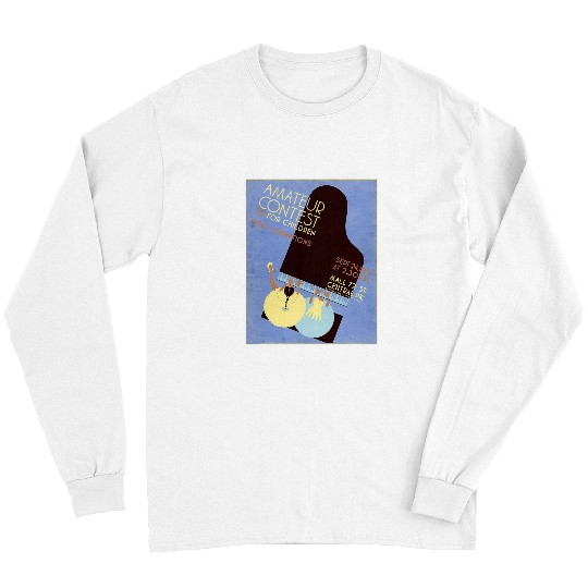 Funny Piano Music Concert NYC New York City Central Park Piano Long Sleeves