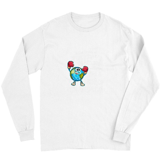 Earth Day Planet vs Plastics World Champion Cute Long Sleeves