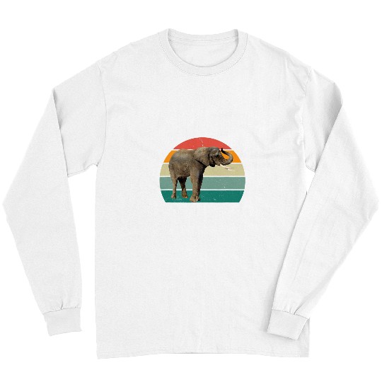 Funny Trumpet Elephants Lover pachyderm trunk africa trumpeting big ears elephant Long Sleeves