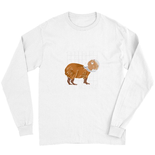 capybaras Mammal Astronaut Guinea Pig Animal I Need More Space Long Sleeves