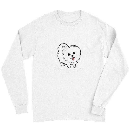 Pomeranian Pet I Dont Give a Fluff Dog Long Sleeves