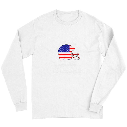 Sport American Football Just Here For Food Commercials Halftime Show USA Football Long Sleeves