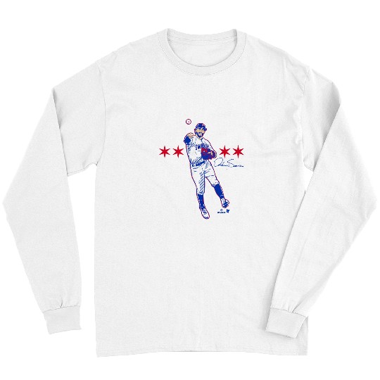 Sport Baseball Dansby Swanson Superstar Pose Chicago Long Sleeves