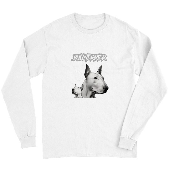 Bull Terrier Pet Goth Puppy Punk Rock 80s Alternative Long Sleeves
