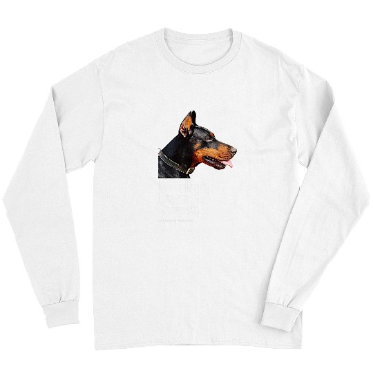 Doberman Pet Pinscher Clothing for Men Women Boys Girls Long Sleeves