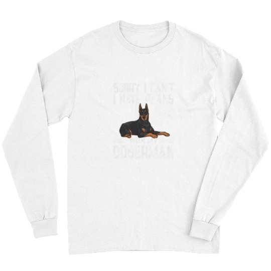 Doberman Pet Pinscher Dog Dobie 1 Long Sleeves