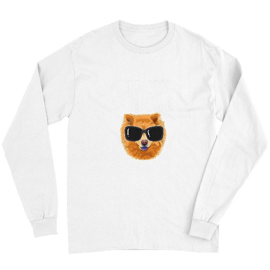 Chow Chow Pet Squad Dog Owner Puppy Lover Paw Love Doggy Pup Long Sleeves