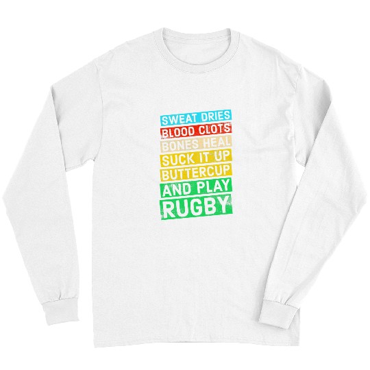 Sport Rugby Quote Play Rugby Long Sleeves