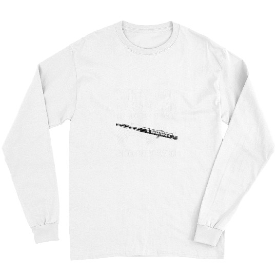 Funny Flute Piccolo Flute Player Instrument Musician Flute Long Sleeves
