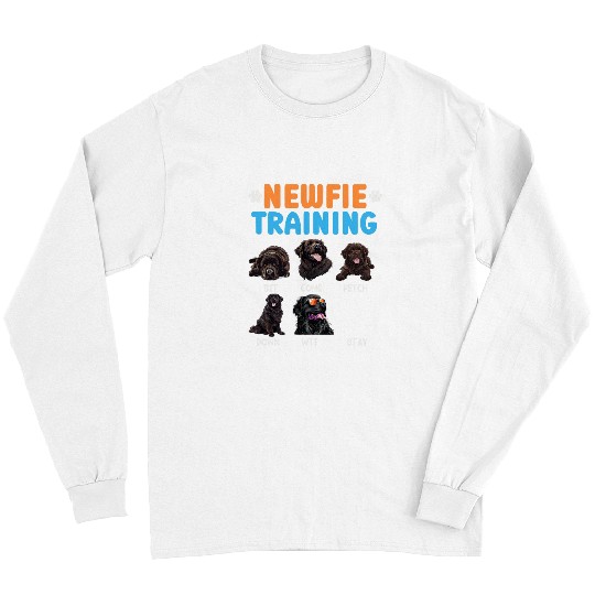 Newfoundland Pet TRAINING Newfoundland Dog Stubborn Newfies Owner Long Sleeves