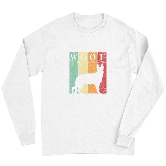 German Shepherd Pet Dog Periodic Table Elements Dog Woof Long Sleeves