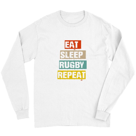Sport Rugby uniques Rugby Lover for Husband Cousin Sporty Style Long Sleeves