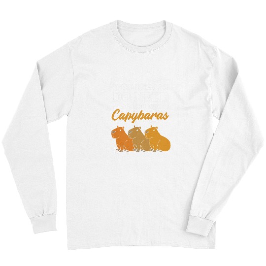 capybaras Mammal Rodent Animal capybaras Lovers Funny Long Sleeves