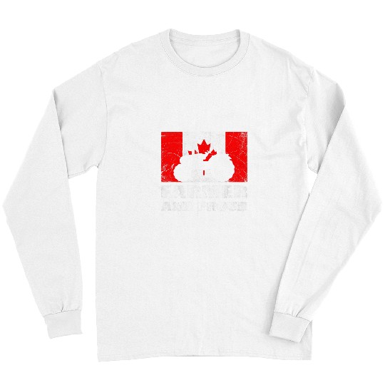 Farmer and proud Canadian Farmer Long Sleeves