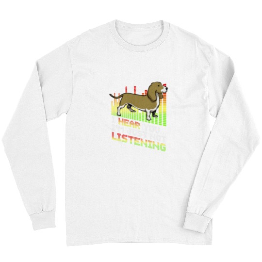Basset Hound Pet Big Ears But Not Listening Design Idea design 13 Long Sleeves