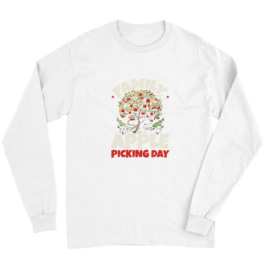 Apple Picking Apple Tree Apple Fruit Lover Apple Farmer 21 Long Sleeves