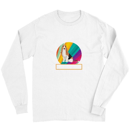 Basset Hound Pet Camping Camp Basset Hound Dog TDog Lover Camper Long Sleeves