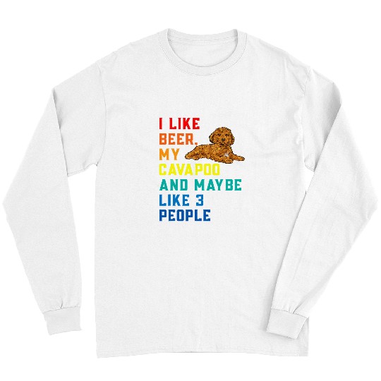 Cavapoo Pet Beer Cavapoo Dog Owner Beer 9 Long Sleeves