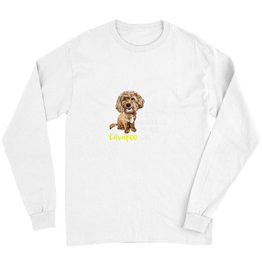 Cavapoo Pet Kisses Wagging Tail Wet Nose Love Puppy Long Sleeves