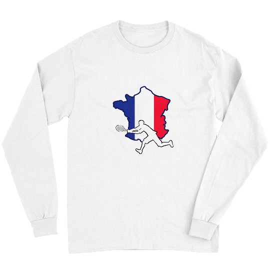Sport Tennis French Open for Tennis Lovers Tennis Player From France Long Sleeves