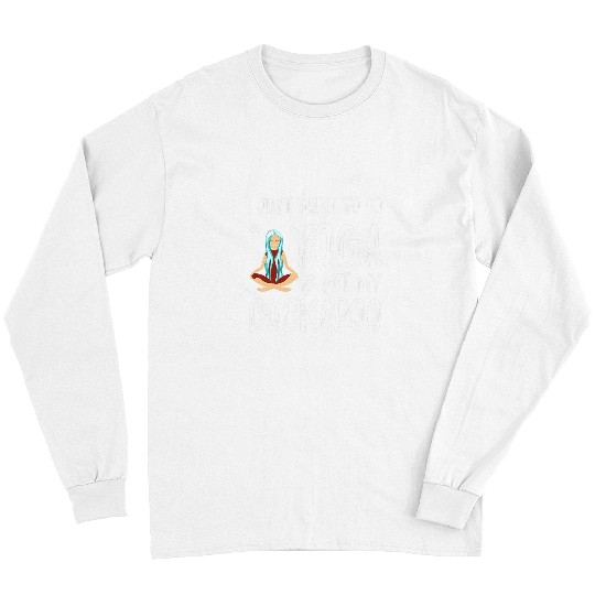 Cockapoo Pet Namaste Yoga and Cockapoo for Funny Dog Mom Gift Idea Meditation Long Sleeves