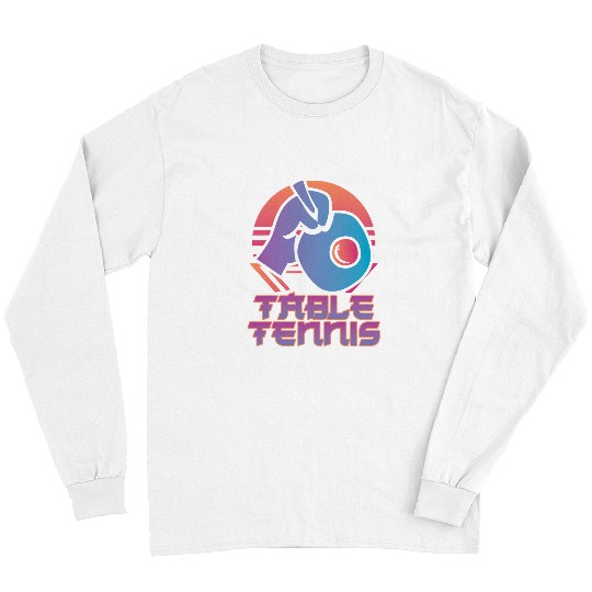 Sport Ping Pong Retro vintages Paddle Long Sleeves