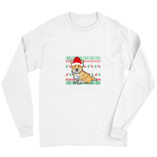 Corgi Pet Dog Merry Corgmas Ugly Corgi Christmas Novelty xmass Pajamas 529 Long Sleeves