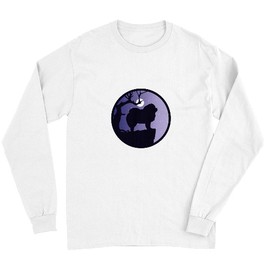 Chow Chow Pet Retro Long Sleeves