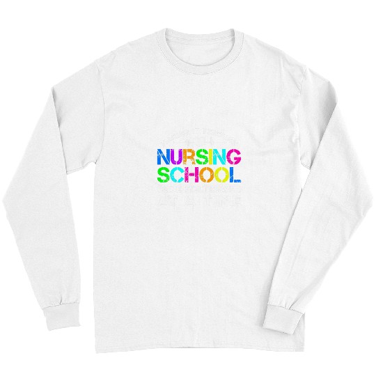 Nursing School Graduation Her Him Student RN CNA LPN 1 Long Sleeves