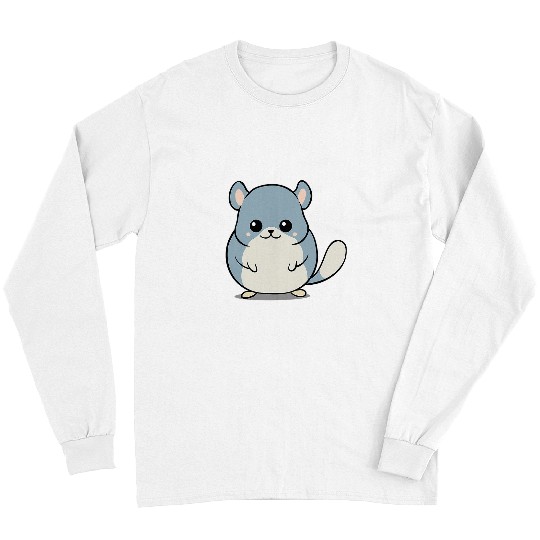 Chinchilla Mammal Chibi Kawaii Chinchilla Wildlife Rodent Animal Lover104 Long Sleeves