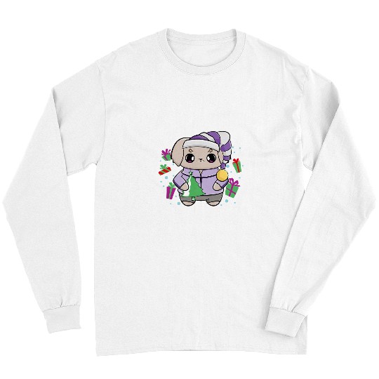 Golden Retriever Pet Anime Dog Christmas Elf Xmas Long Sleeves