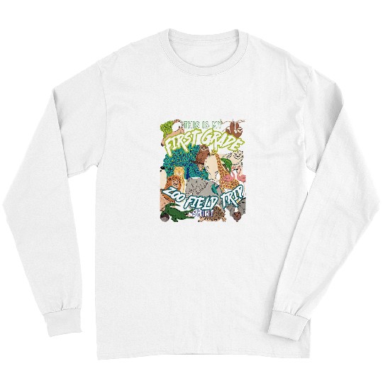 First Grade Zoo Field Trip Matching Student Teacher Class Long Sleeves